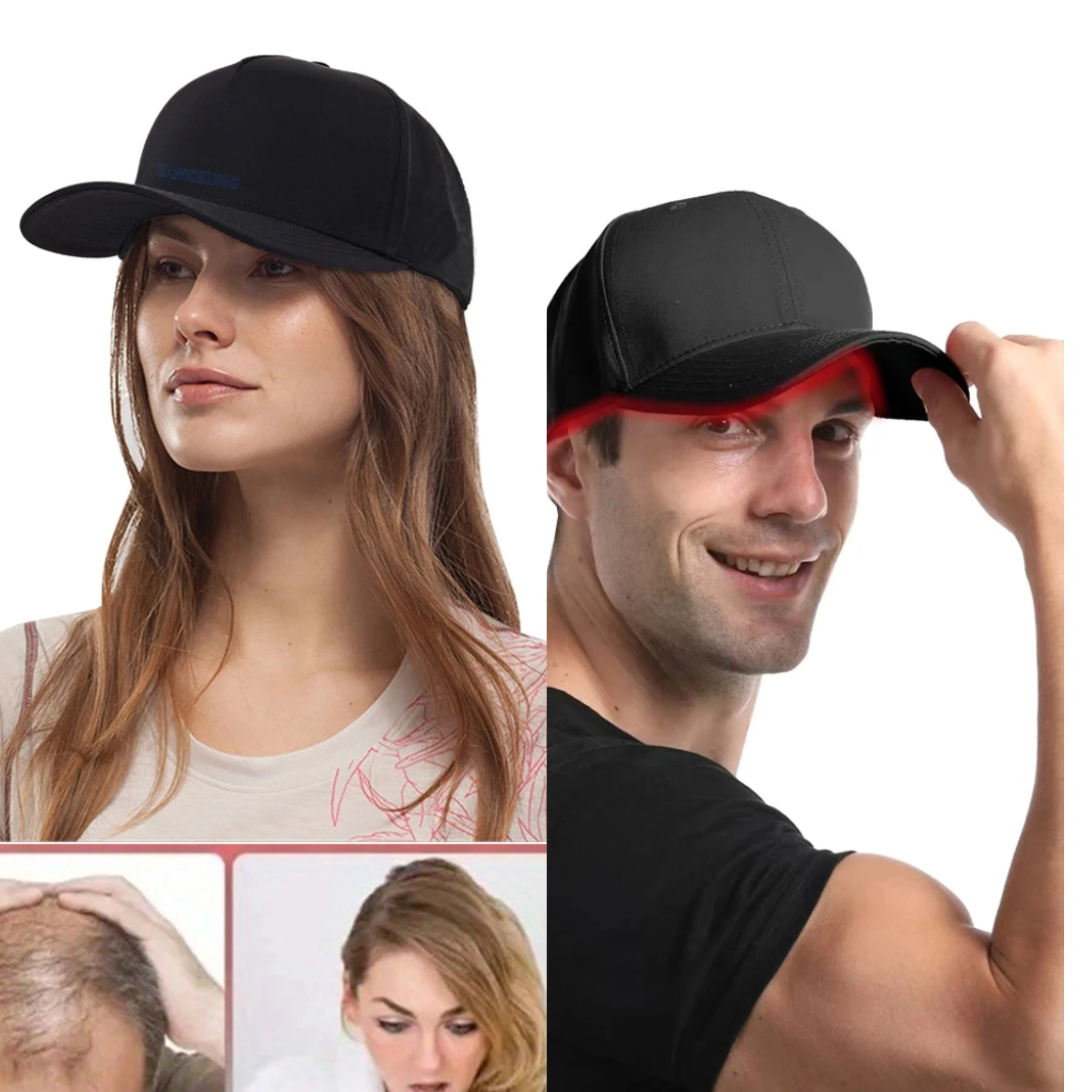 

HLKGO Advanced Hair Growth Laser Cap 96 LLLT Diode Cap Treatment For Pattern Baldness And Alopecia