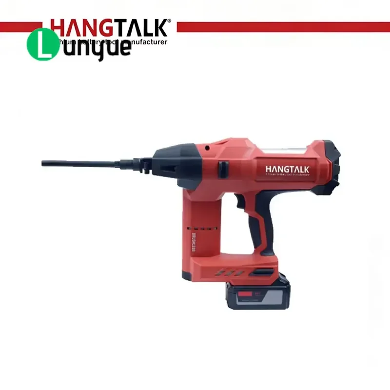 Cordless Concrete Nail Gun Brushless Motor 4.0Ah Battery Power Failure Protection Stronger Nailing for Construction