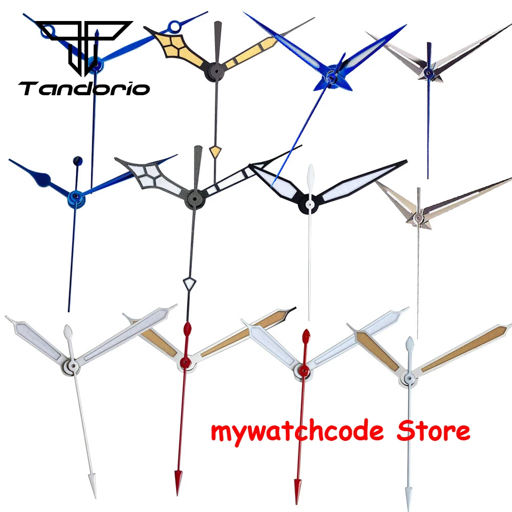 الطيار ساعة الأيدي الإبر مؤشرات مضيئة صالح NH34 NH35 NH36 NH38 Miyota8215 8205 821A ETA2824 PT5000 Movt ل 33 مللي متر-34 مللي متر الطلب