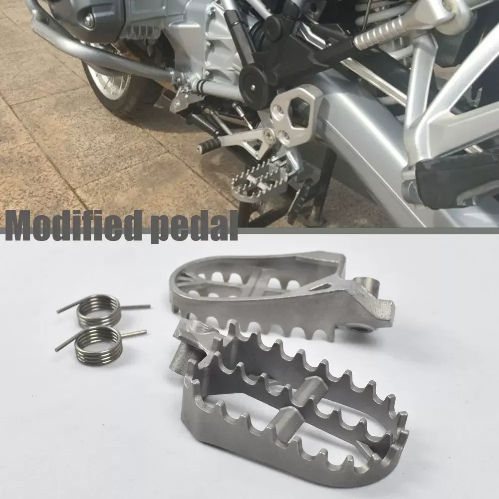 

Motorcycle Foot Pegs Long Distance Rallies Widened Pedals for BMW R1200GS R1250GS ADV Modification Accessories