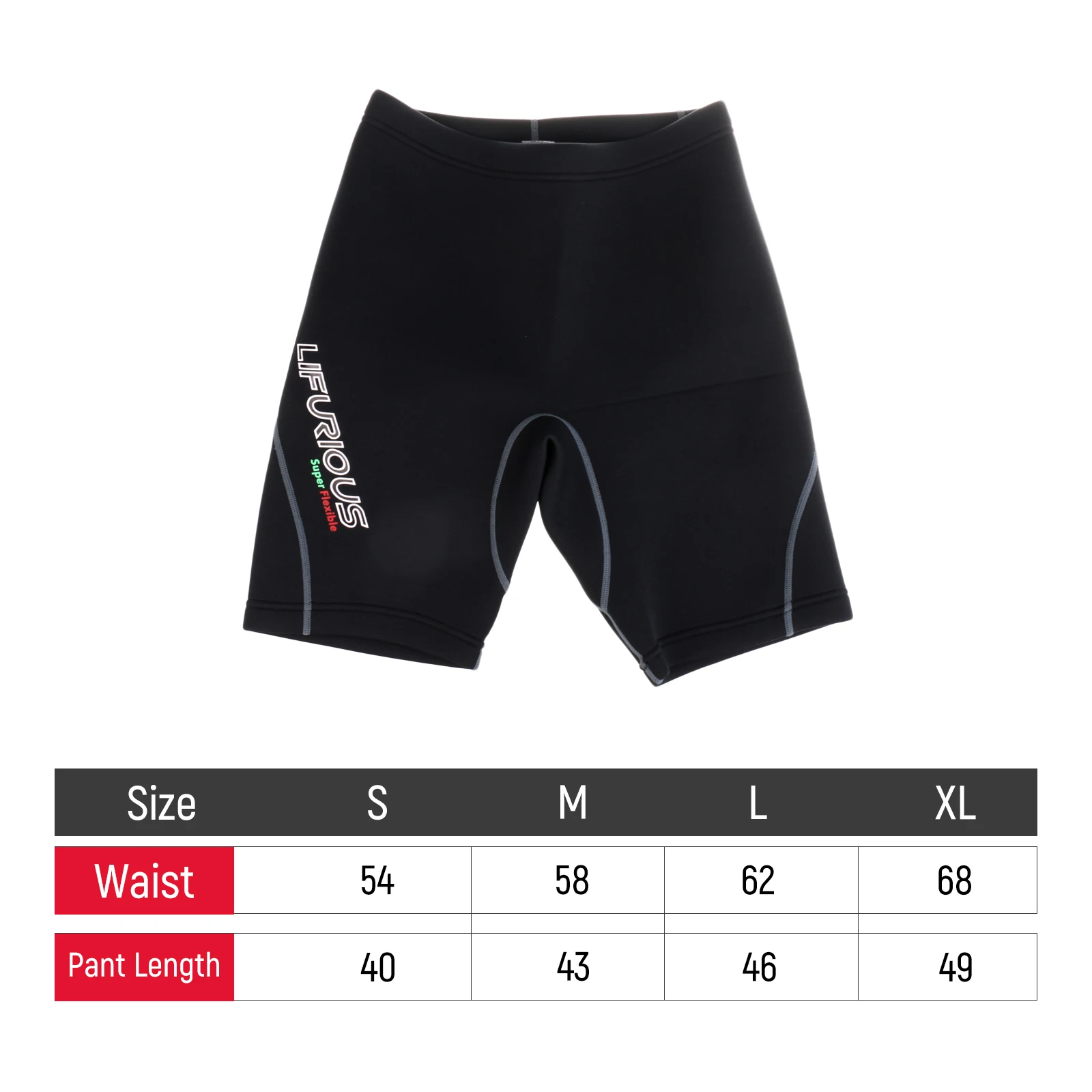 2mm Neoprene Men\'s Wetsuits Shorts Thick Warm Elastic Trunks Diving Swimming Swimwear Black Pants Super Stretch Winter S M L XL