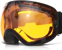 Lunettes de ski personnalisées avec protection anti-buée et UV 400, lunettes pour adultes et hommes