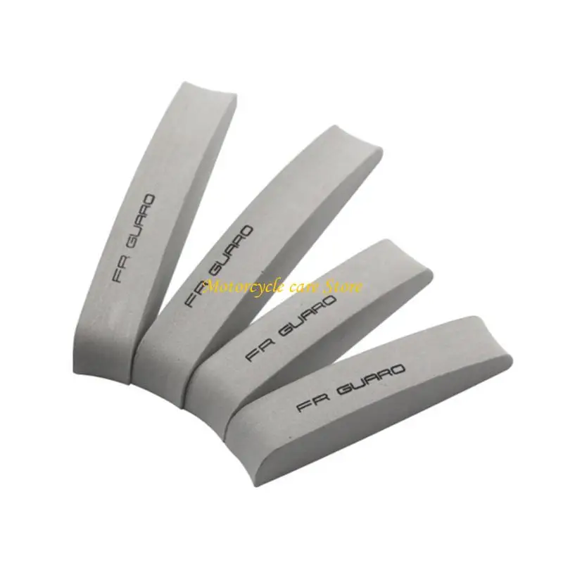 U75F 4-piece Universal Auto Door Guard Anti-Scratch Collision Protector Trim Sticker for Car