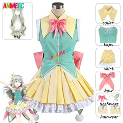 ANIMECC in Stock S-2XL Project Sekai Colorful Stage Kusanagi Nene Cosplay Costume Wig Carnival Halloween Party Outfit for Women