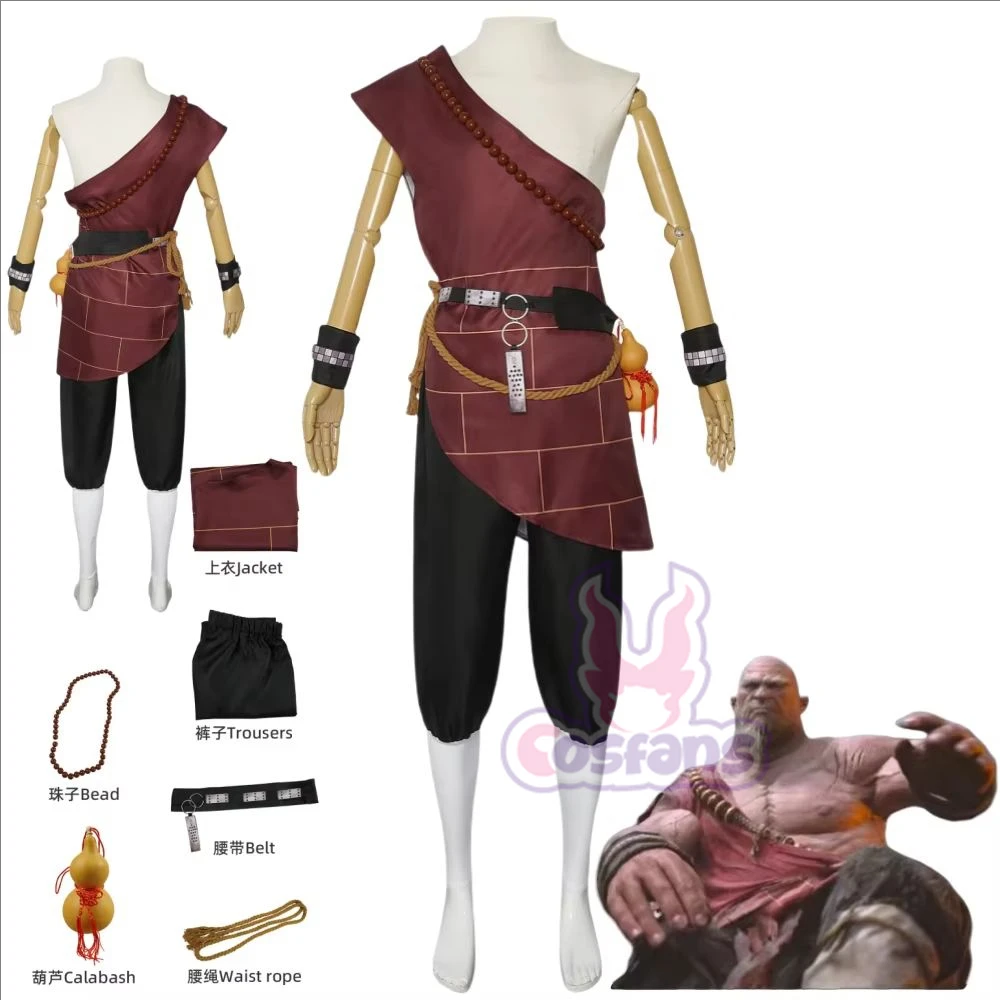 

Black Myth Wukong Black Wind King Cosplay Costume Game Stage Performance Adults Cos Costume Halloween Role Play