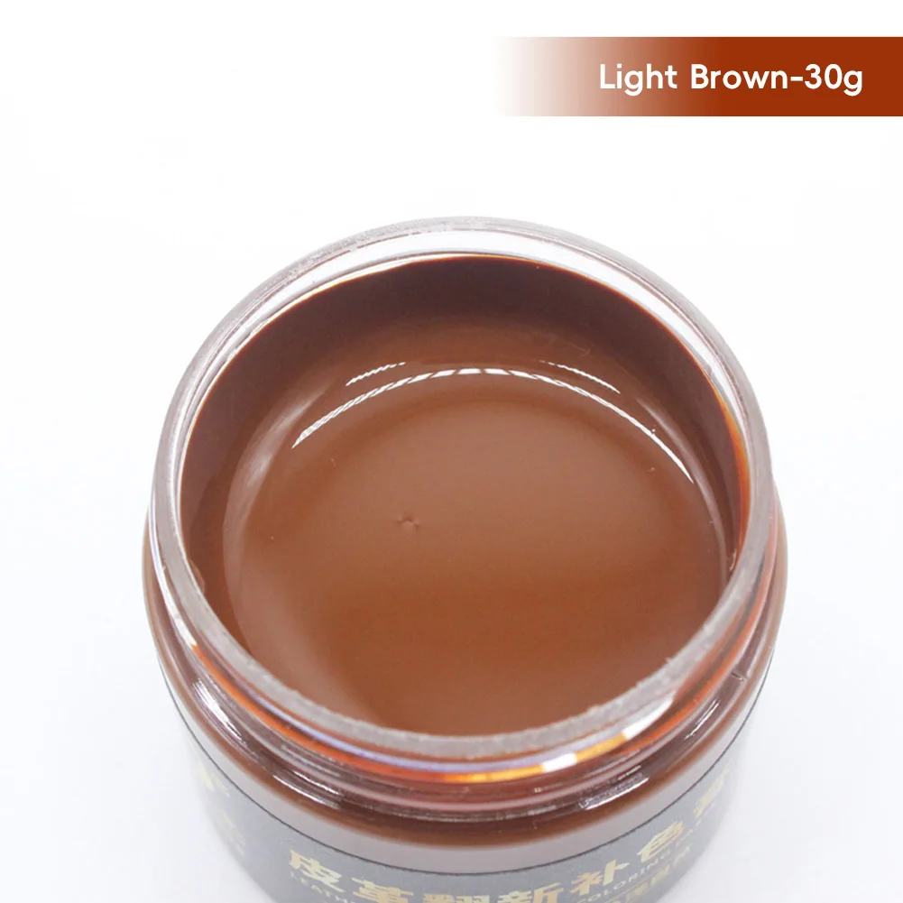 30g Universal Leder Reparatur Creme Auto Sitz Reparatur Werkzeuge Leder Farbe Pflege Kit Leder Oberfläche Polieren Reiniger Kratzer Feste – Detail 18
