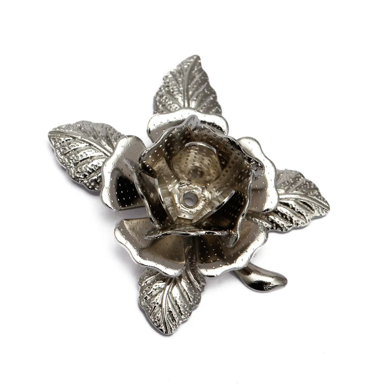 REGELIN Vintage Flowers Spacer Filigree Flower Charms Pendant Metal Jewerly Findings 10pcs 20mm for DIY Headwear Necklace