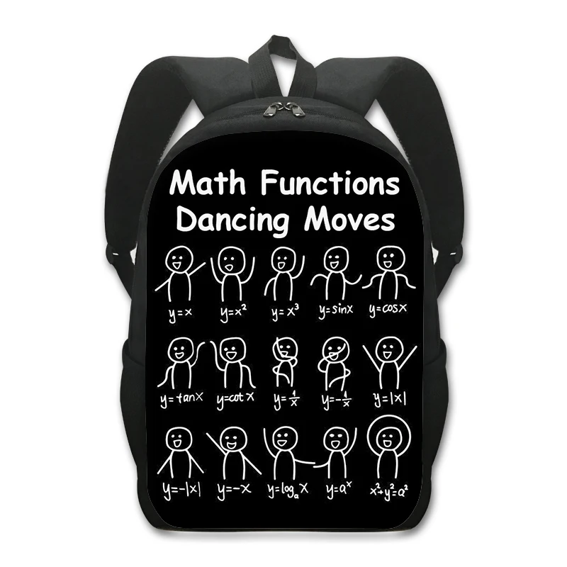 Grappige Algebra Wiskunde Dans Moves Rugzak Voor Tiener Jongens Meisjes Dagrugzak Wiskundige Formule Kinderen Schooltassen Kinderen Boekentas