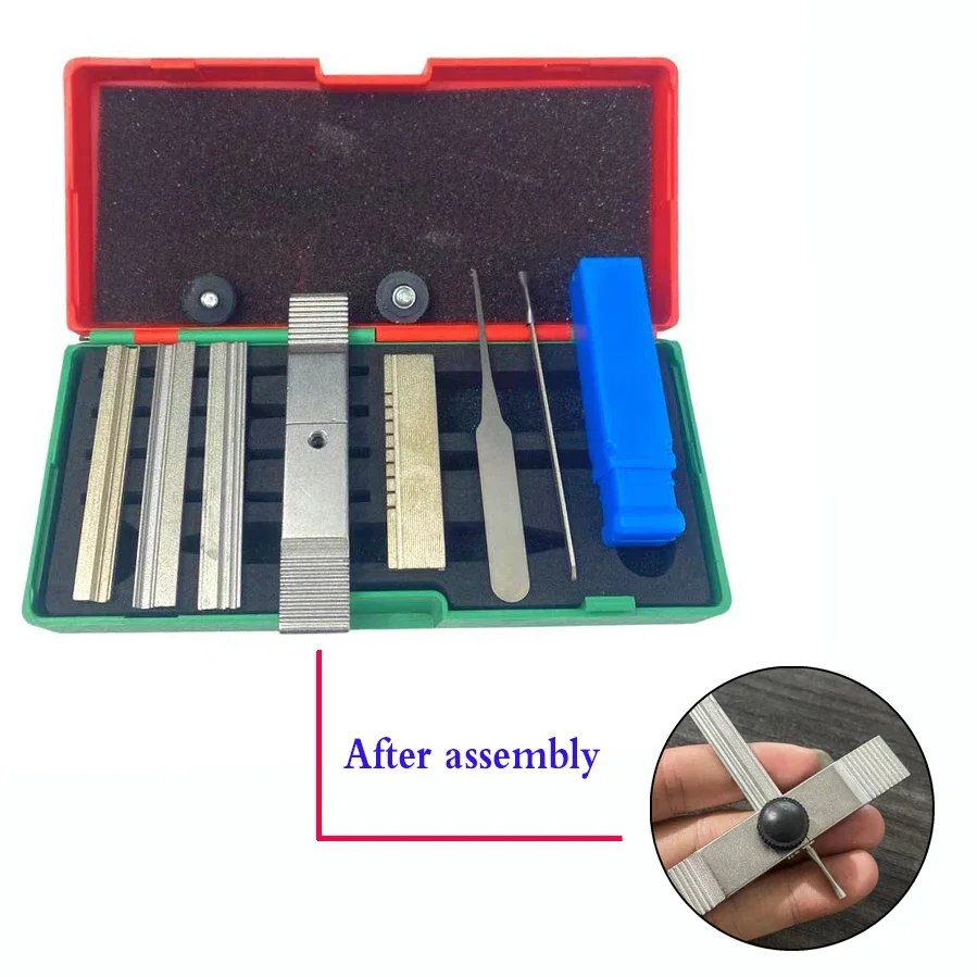 Serralheiro Ferramenta Suprimentos Kit de Acessórios de Reparação 3-head Tin Foil Tools Conjunto Completo Boa Qualidade ab Caixa