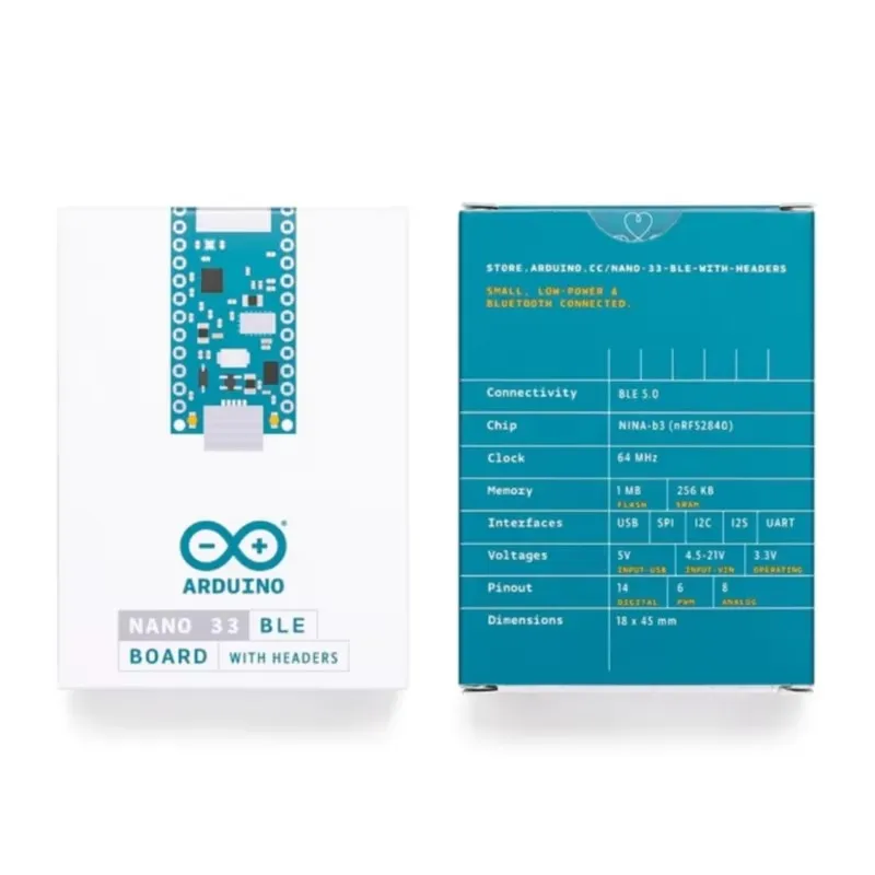 Arduino Nano 33 BLE dengan headers ABX00034 Development papan pengembangan baru asli diimpor dari Italia