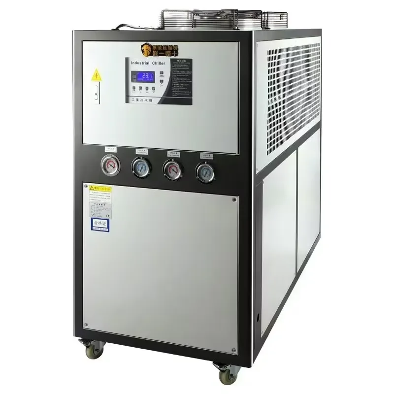 Goldfull Reliable Quality Intelligent Control Panel 380V 3.75kW Air Cooled Scroll Chiller R-22 Refrigerant for Plastics