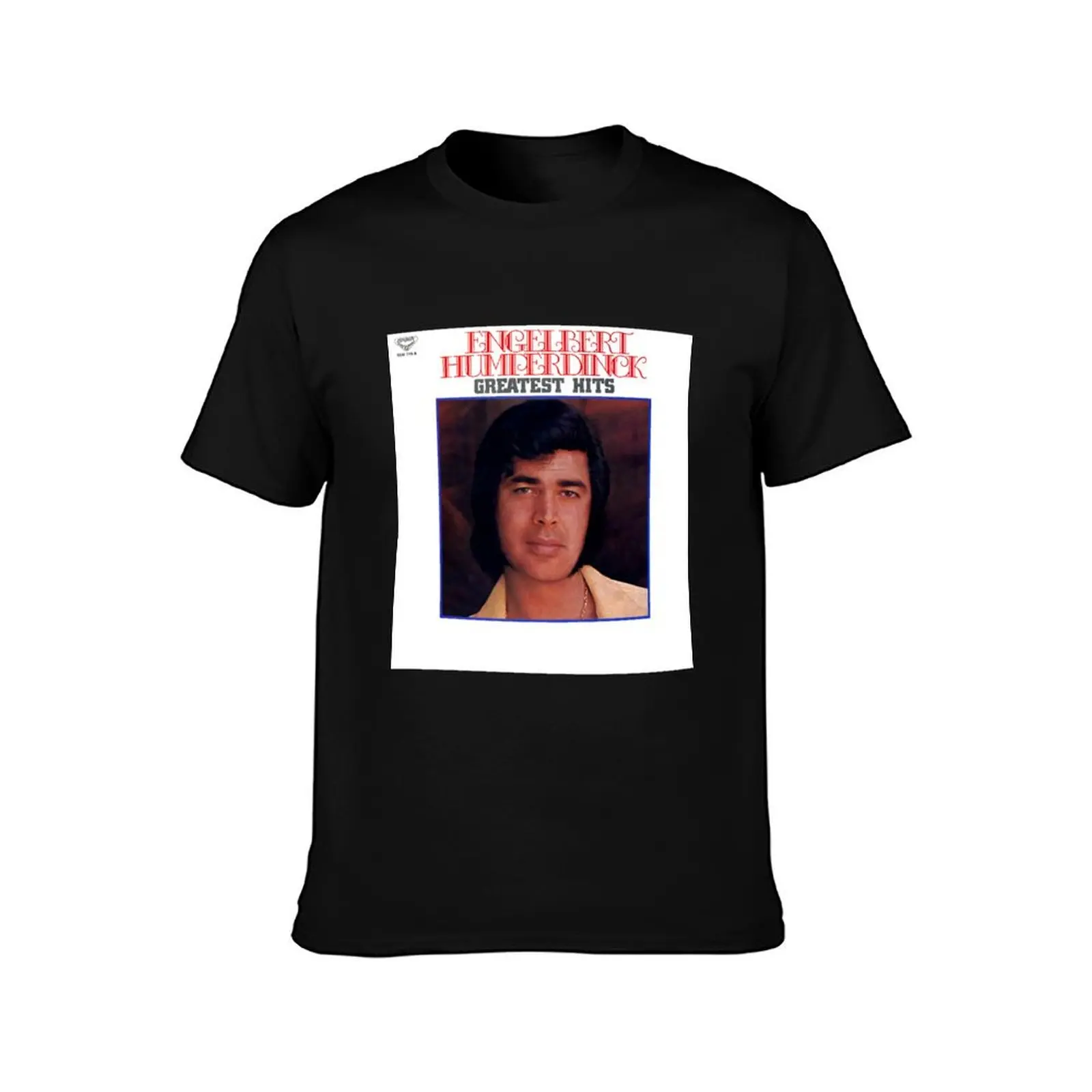 Engelbert Humperdinck greatest hits 3 T-Shirt Basic Crew Neck Short Sleeve Top T-Shirt