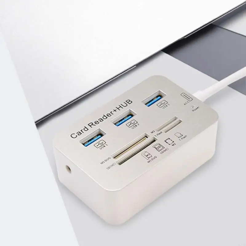 2025 Nuovi mozzi multifunzioni USB3.0 Card Hubs Expander con porta rapida per laptop e desktop