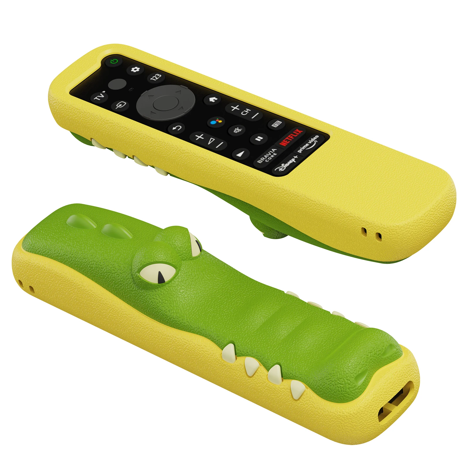 Silikonowe etui na pilota Sony TV X90L RMF-TX910U TX900C TX800C TX811D Cartoon Crocodile etui ochronne etui ekologiczne