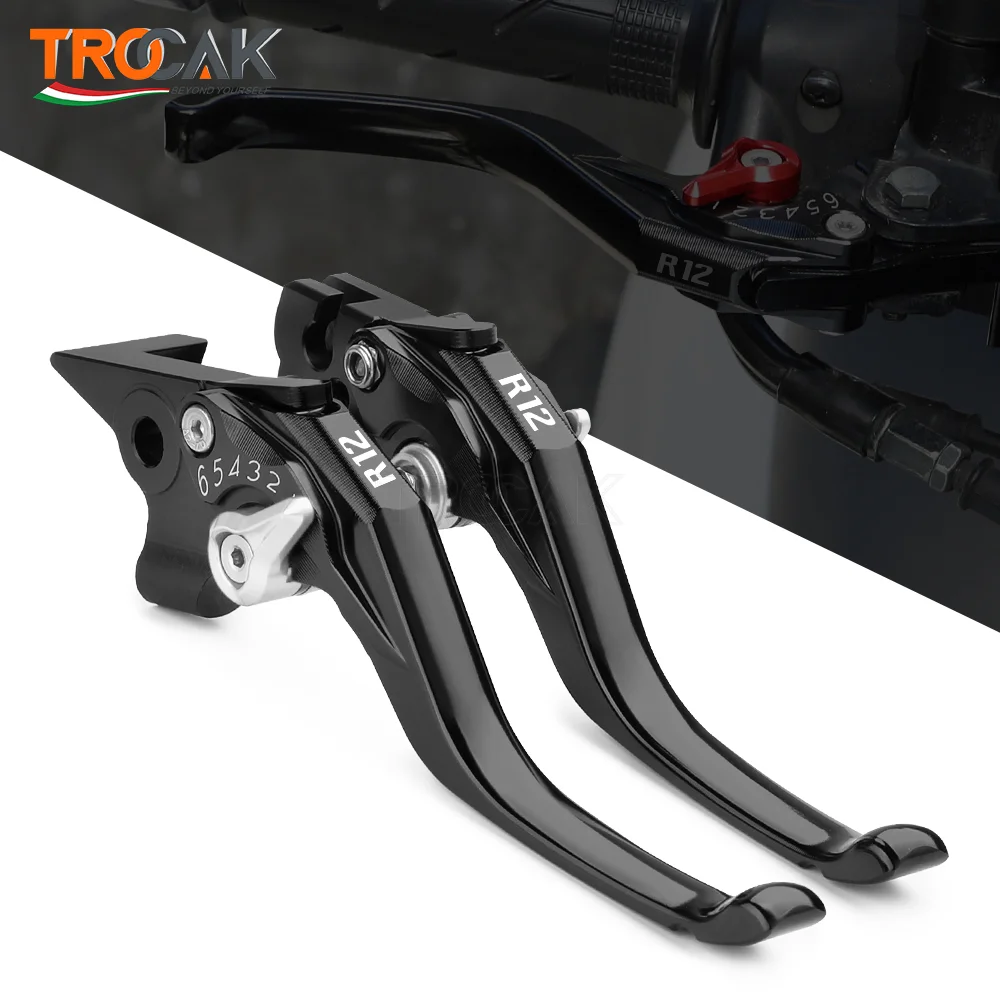 For BMW R NINE T R12 2024 2025 R12nineT Accessories Motorcycle Handles CNC High Quality Short Brake Clutch Levers