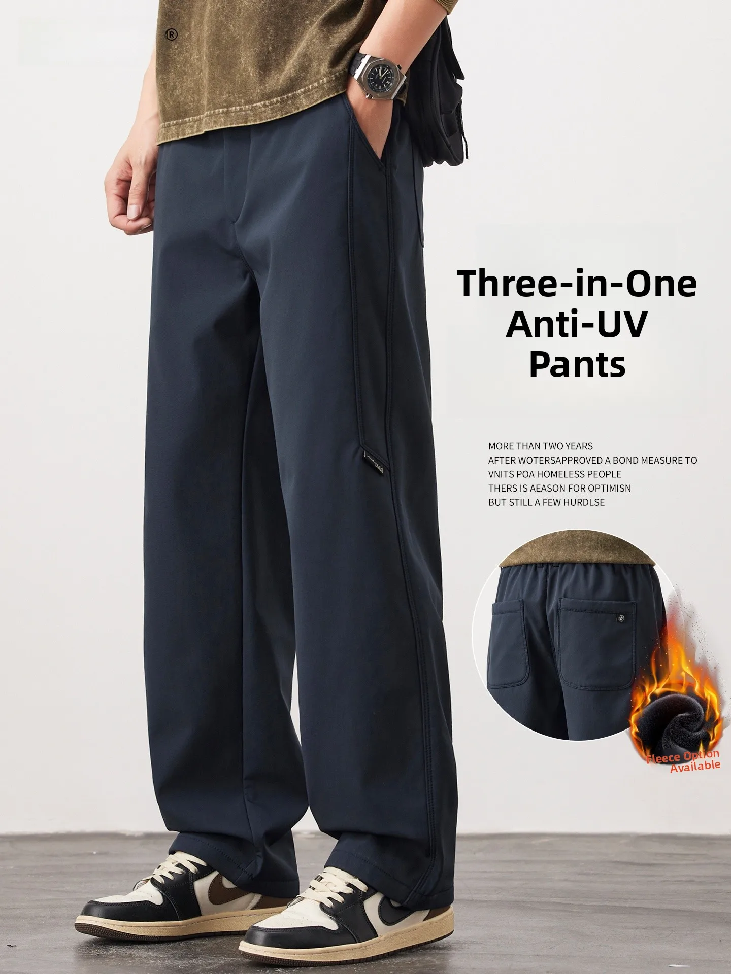 

Уличные мужские брюки-карго свободного кроя на подкладке, мягкие брюки-карго, зимние теплые удобные прямые брюки