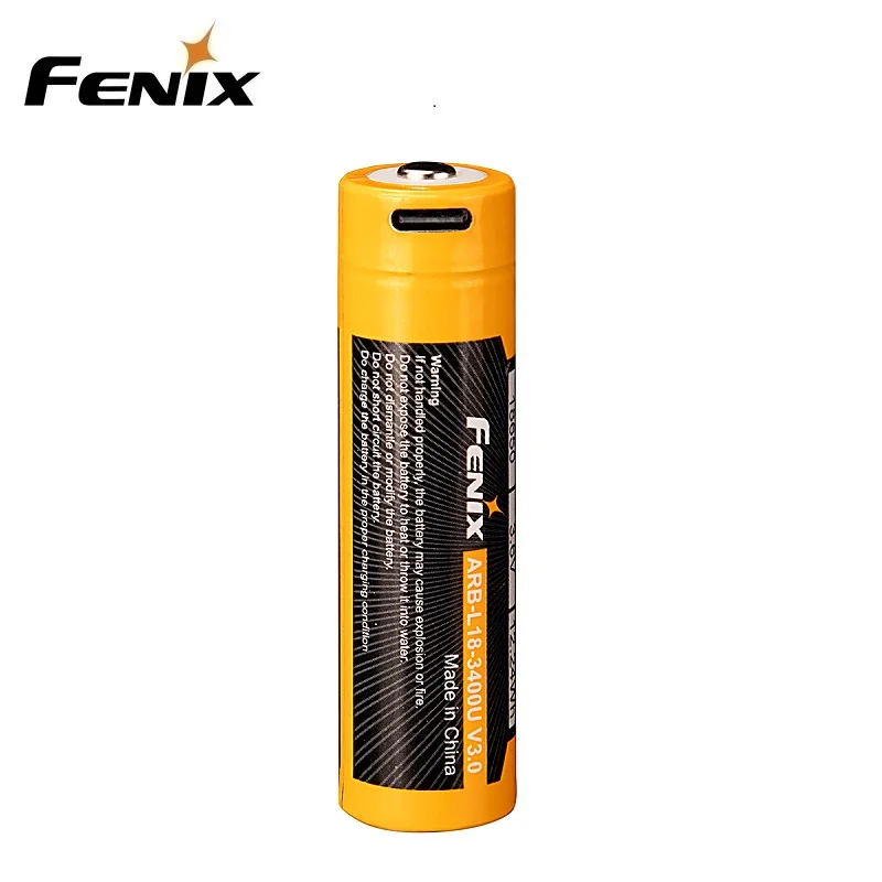 Fenix ARB-L18-3400U V3.0 3400mAh USB Rechargeable 18650 Li-ion Battery