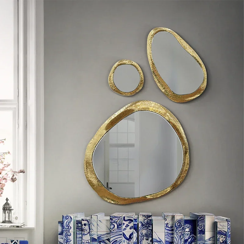 Luxury Decorative Mirrors Aesthetic Compact Vintage Standing Large Decorative Mirrors Wall