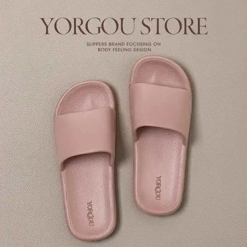 

Indoor Home Slippers Four Seasons Couple Silent 2023 New Home Anti-Odor Batoom Bathing Anti-Slip EVA Home Slippers