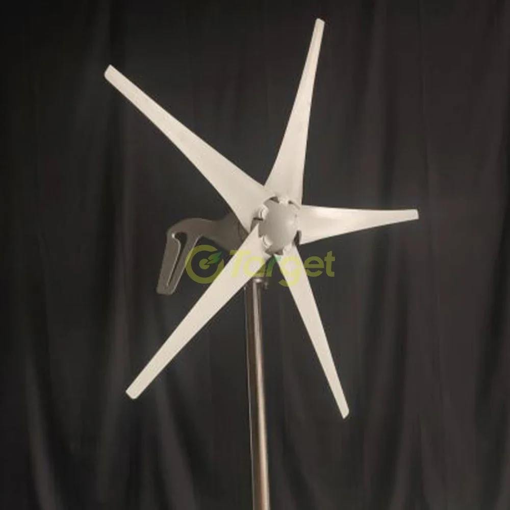 5000w 10kw Horizontal Wind Turbine Generator 12V 48V 24V Free Energy Magnetic Dynamo Strong Power 220v Inverter Output For Home