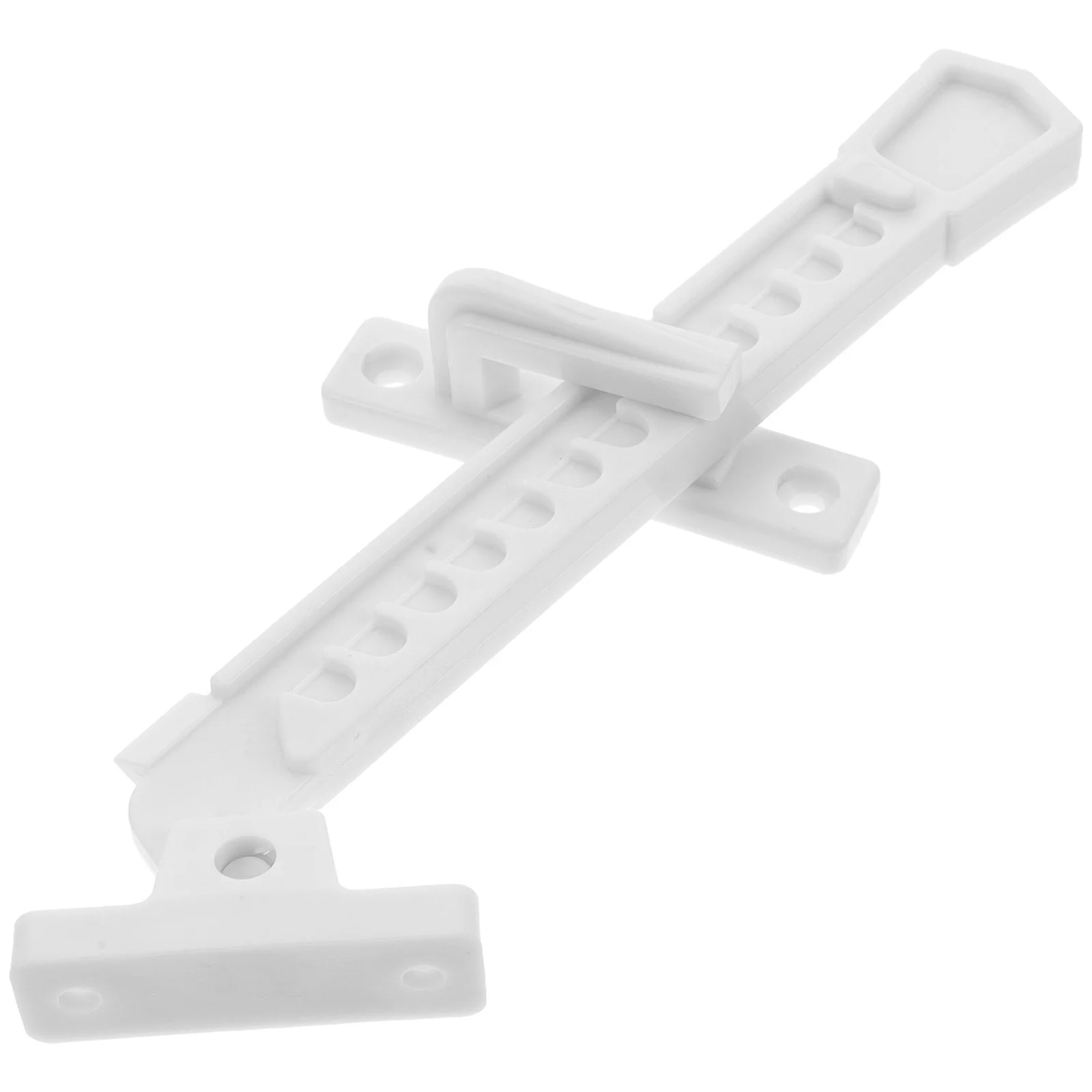 نافذة المحدد Abs قفل أمان للأطفال انزلاق زجاج الباب شريط الأمان الطفل برهان قفل الباب نافذة سدادة #6