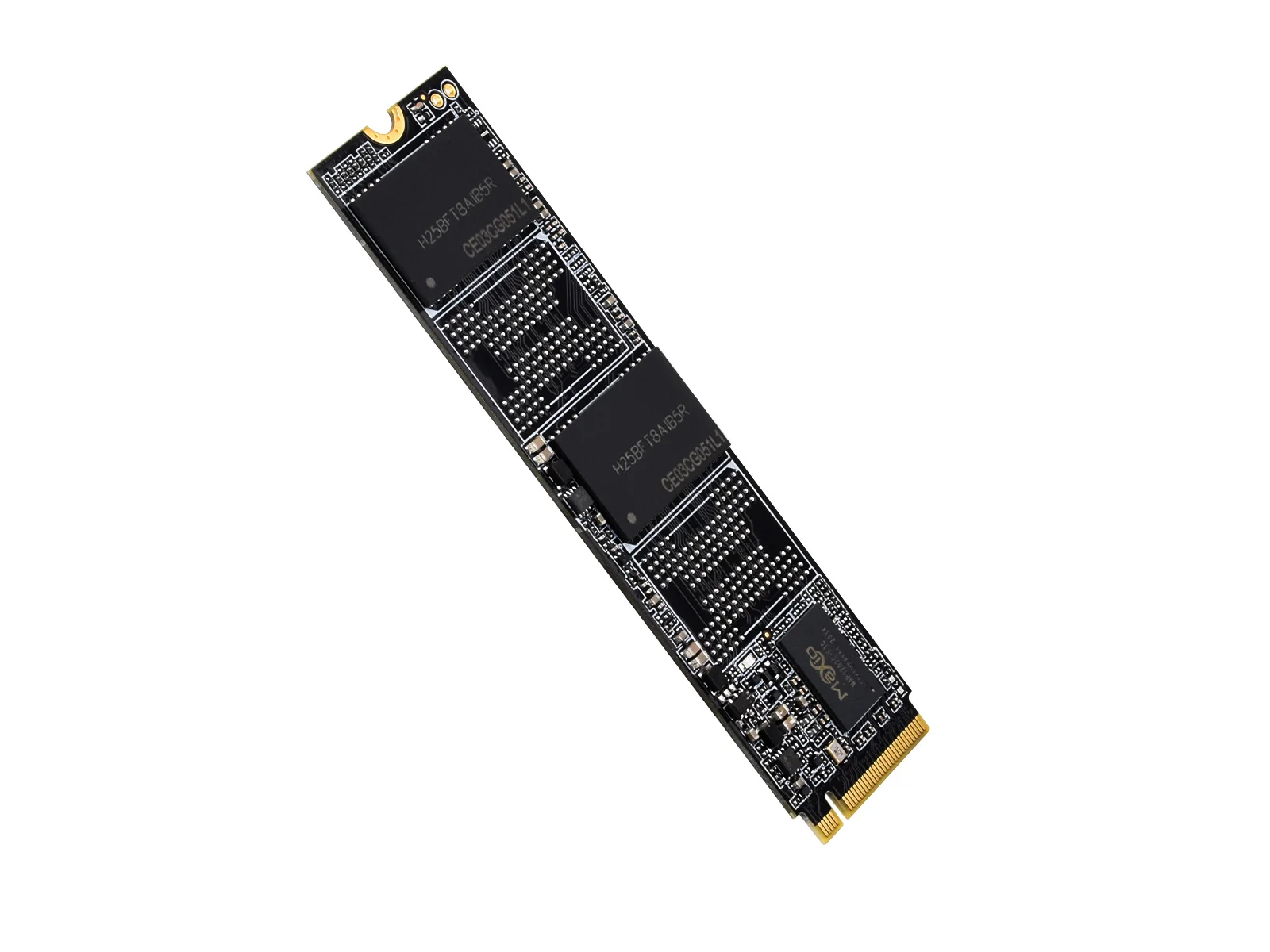 Waveshare NX M2 NVME 2280 128GB/256GB Unidade de estado sólido de alta velocidade, memória flash TLC 3D de alta qualidade, interface PCIe Gen3 x4