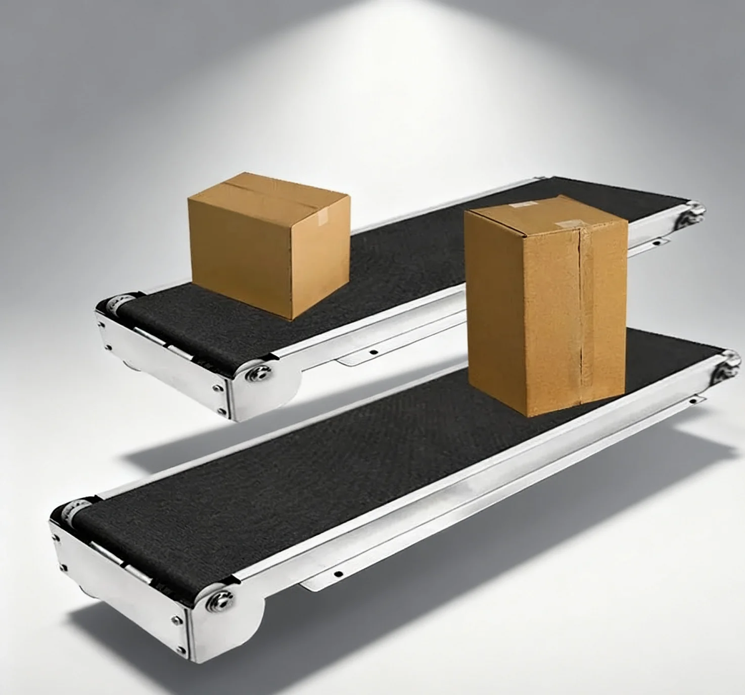 24v-mini-conveyor-belt-for-vending-machine-460mm-552mm-600mm-stainless-steel-table-top-belt-conveyor-track-cargo-lane