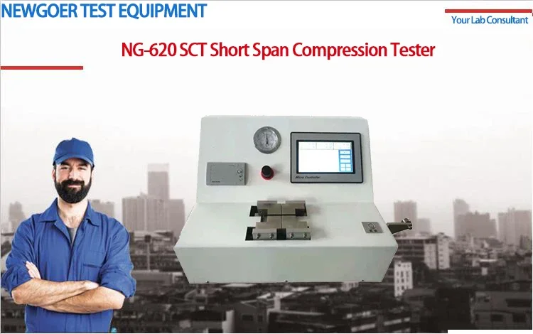 SCT Short Span Compression Tester, SCT Compressive Strength Tester, Short Span Crush Testing Machine for Paper and Board