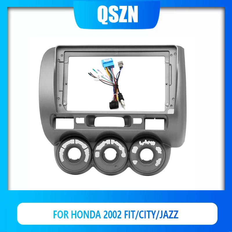 

Автомобильный радиоприемник 2 Din, панель Fascia ДЛЯ HONDA 2002 FIT/CITY/JAZZ Dash Fit, рамка для комплекта обшивки