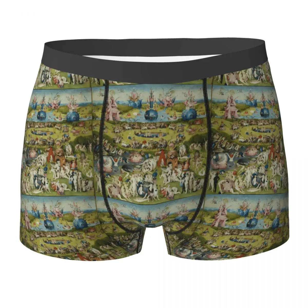 Boxer Underpants Shorts BOSCH, Hieronymus Triptych Of Garden Of Earthly Delights Panties Men Underwear Homme Man Boyfriend Gift