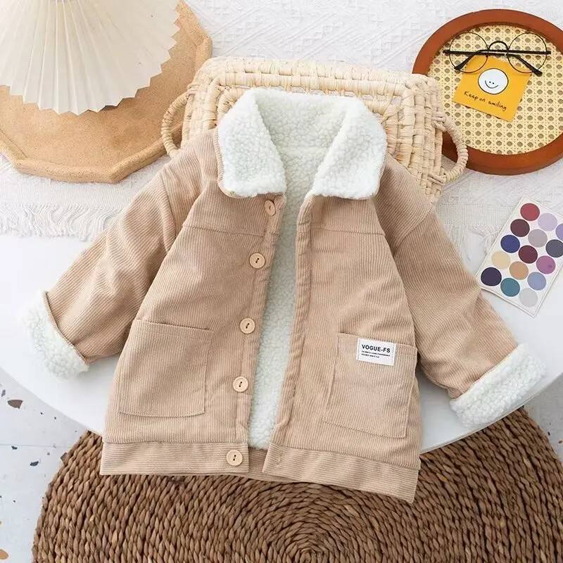 Autumn Winter New Boys Girls Jacket Coat Kids Warm Outwear Clothes