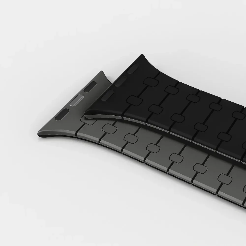 عالية الجودة سيليكون حزام ل أبل ساعة الترا 3/2/1 49 مللي متر 10/11 42/46 مللي متر 9 8 7 45/41 مللي متر معصمه المغناطيسي iwatch 6 5 SE/3 الفرقة