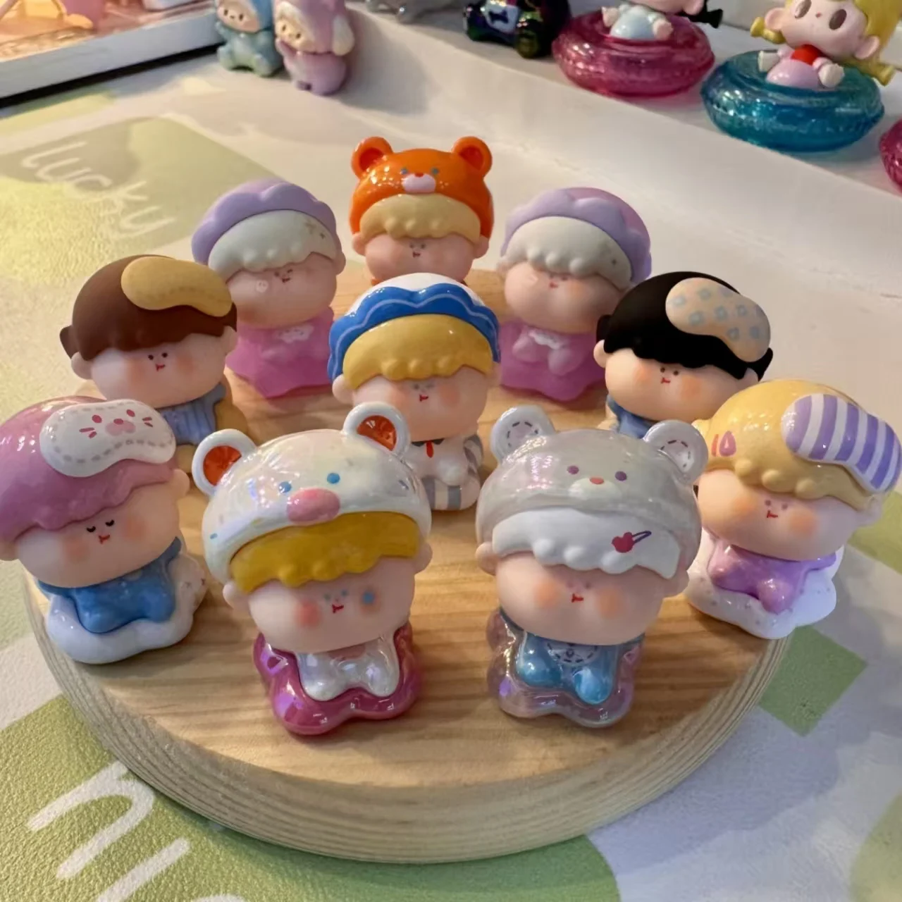 

Hot Amlls Blind Bag Blind Box Cute Mini Figure Trendy Collectible Toy Lullaby Series Desktop Decor Surprise Gift For Collector