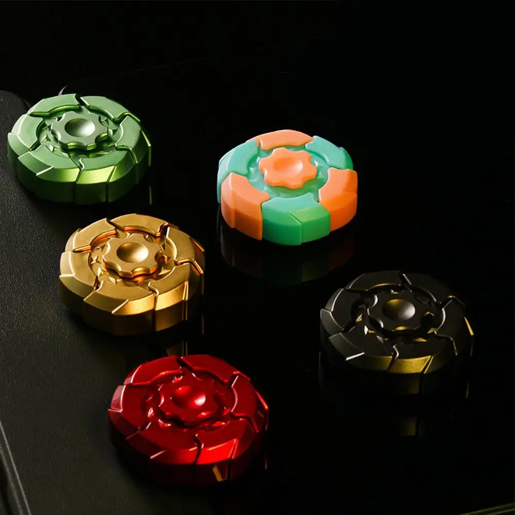 ของเล่นฟิดเจ็ตสปินเนอร์ บรรเทาความเครียด ของเล่นเรืองแสง แม่เหล็กดูดติดมือ ของเล่นคลายเครียด ไจโร ของเล่นนิ้วมือ U7v8