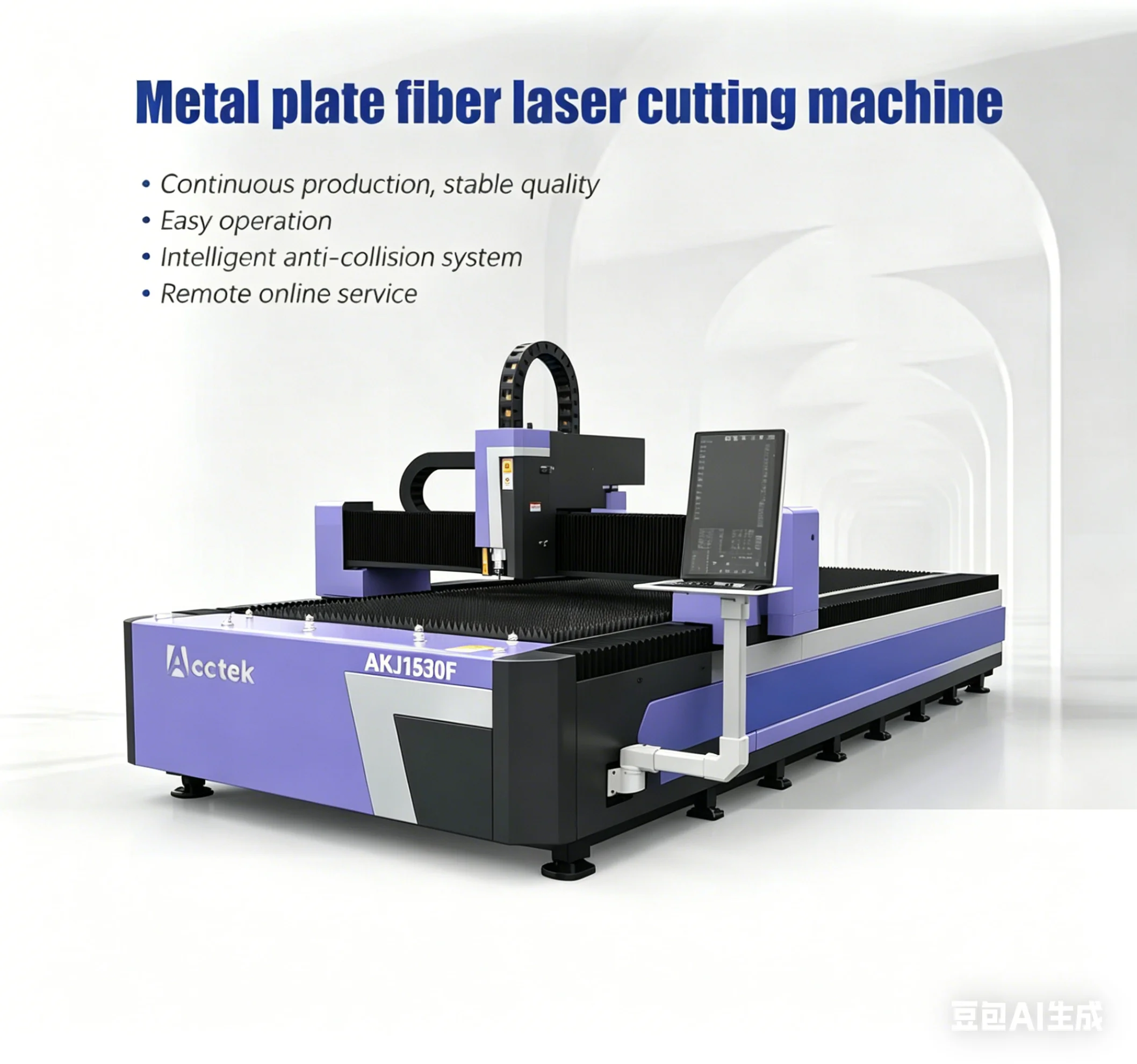 New Design 1500W Laser Cutting Steel Metal Cut Laser Cnc Fiber Laser Cutting Machine for Promotion