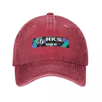 HKS R32 GT-R Baseball Cap Casual Distressed Denim  Unisex Style Outdoor All Seasons Travel Gift Hats Cap