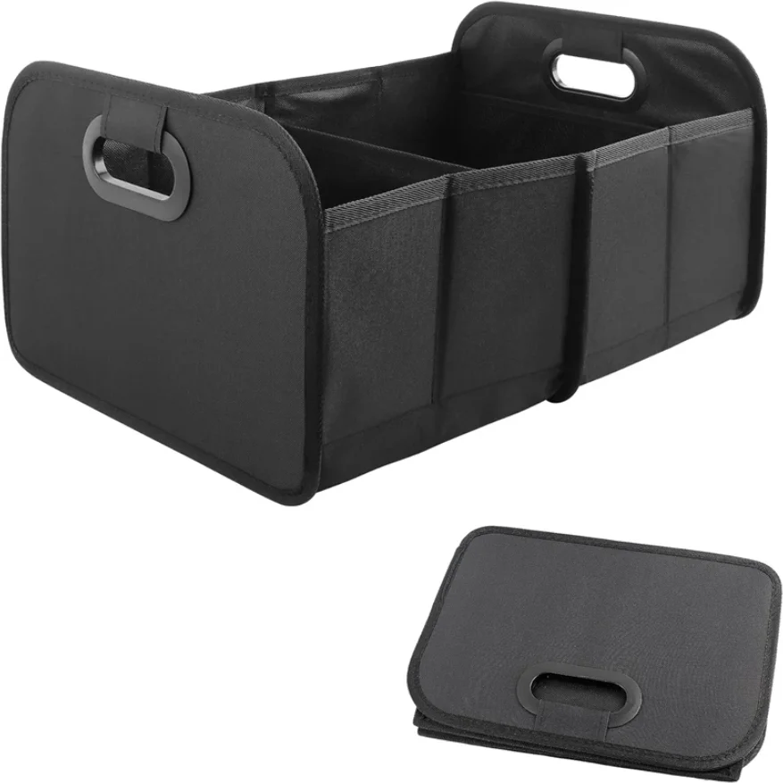 

Foldable Car Trunk Organizer With Bag Anti Slip Storage For SUV Rear Seat Waterproof Polyester Cargo Organizer Car Accessories