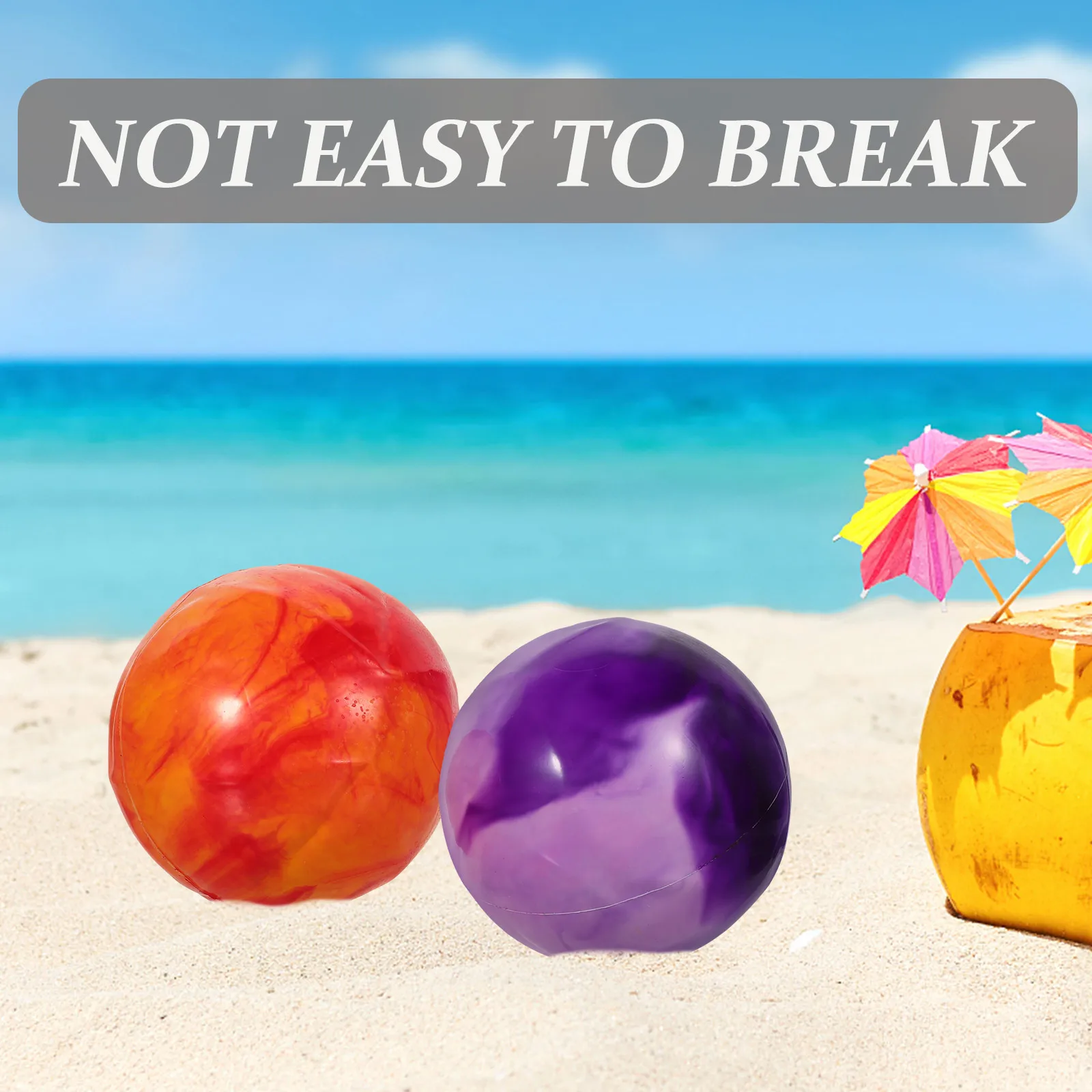 

Beach Ball Inflatable Toys Kids Colorful Cloud PVC Material Outdoor Games Pool Party Toy Ball Bouncing Beach Playing Safe