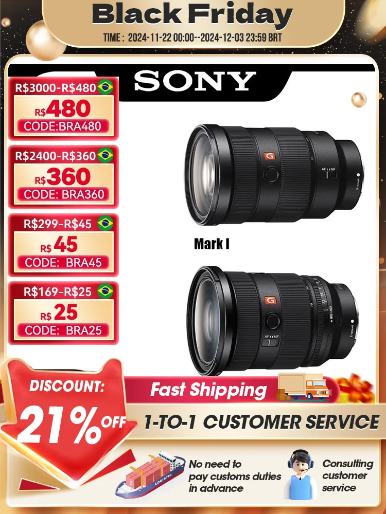 Sony FE 24-70mm F2.8 GM Mark I Or II Full Frame Large Aperture Mirrorless Camera Lens for A7R A7 III IV SEL2470GM II 2470F2.8