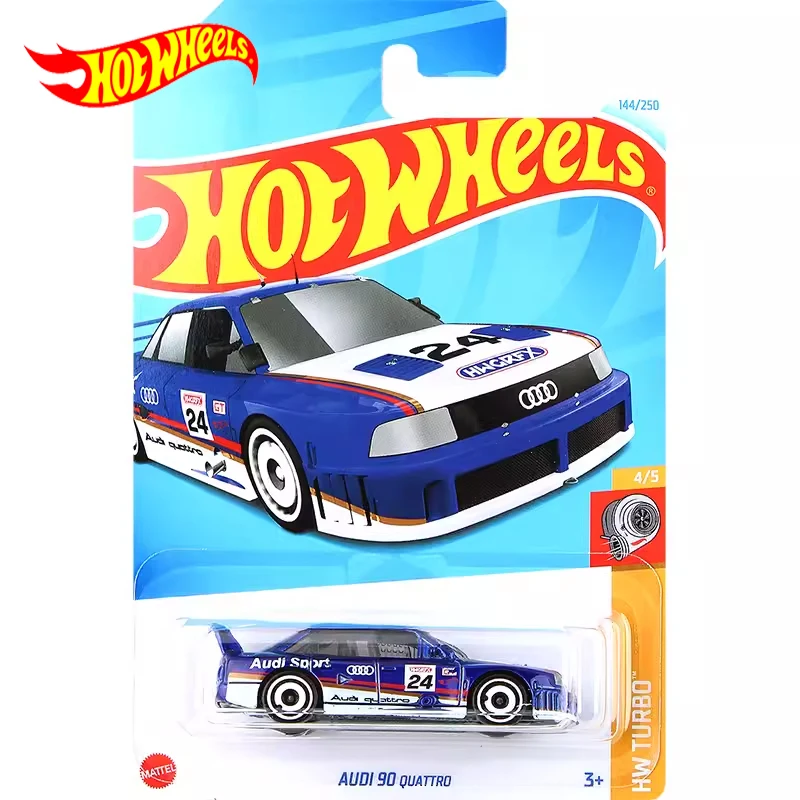 2024G Original Hot Wheels Car AUDI 90 Quattro Toys for Boys 1/64 Diecast Alloy Model Vehicle Brinquedos Collector Birthday Gift