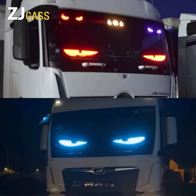 

Devil's Eye LED 12V-24V APP Control Car Sign Remote Control scrolling Animation LED Matrix Pixel PanelLED Display Light 60-200cm