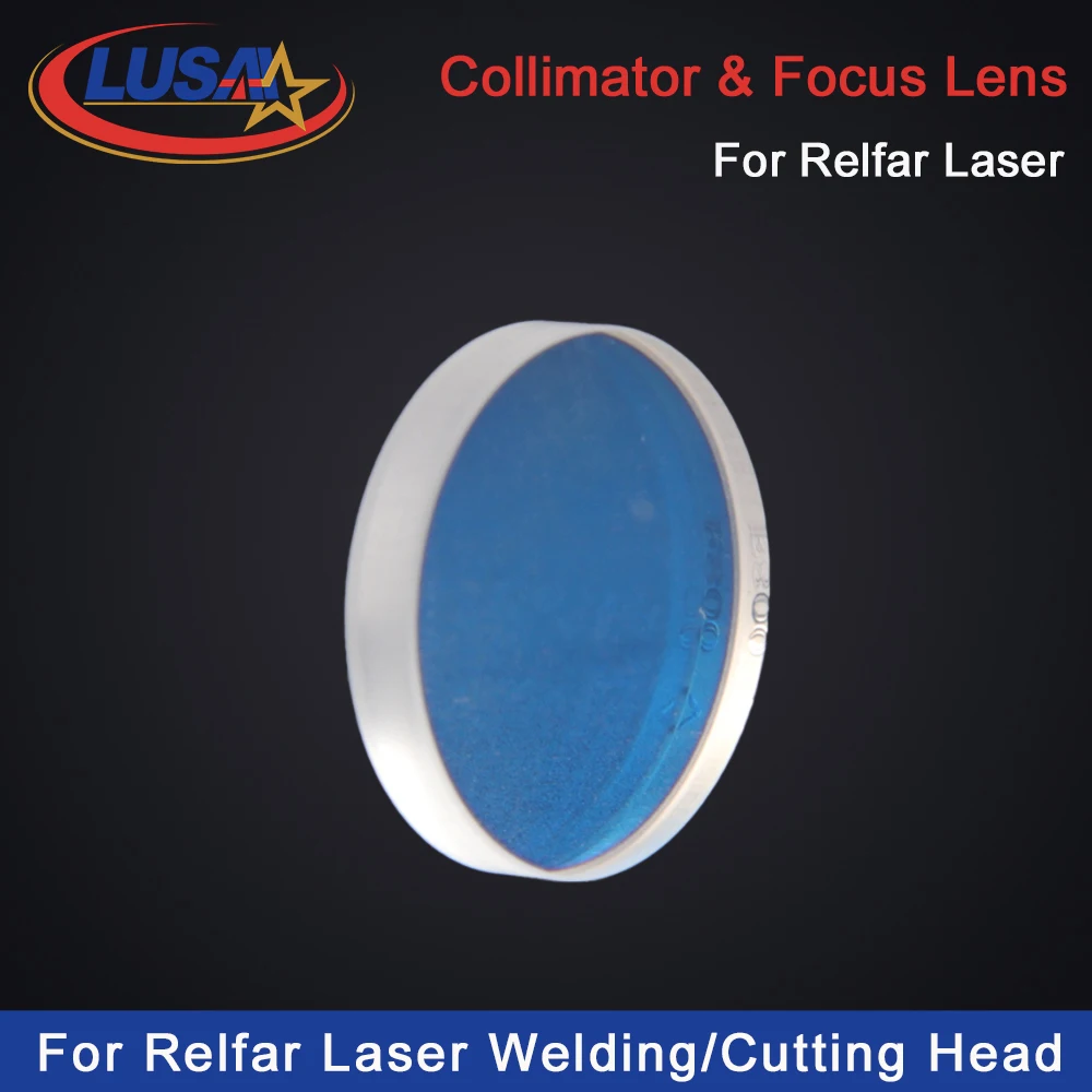 LUSAI HQ Relfar Laser Collimator Lens Focus Lens D16F50T5 D20 D30 For Relfar Fiber Laser Welding/Cutting FWH20-S20A Gun Head