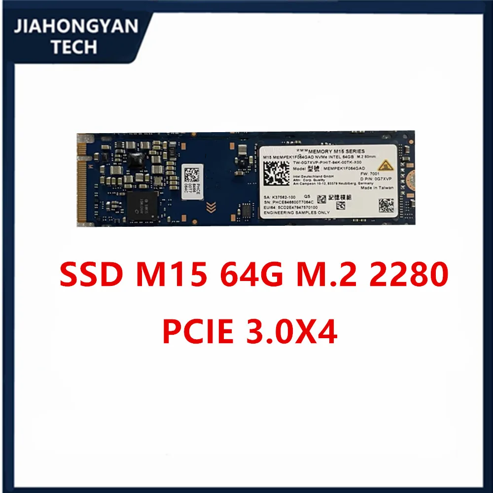 

Original For Intel Optane M15 64G 32G 16G M.2 Solid State SSD Memory Acceleration Cache NVMe PCIe 3.0 X4