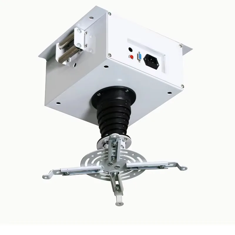 Adjustable Theater Automatic Retractable Electric Motorized Hidden Projector Lift Bracket Ceiling Lift Mount Projector Mounts