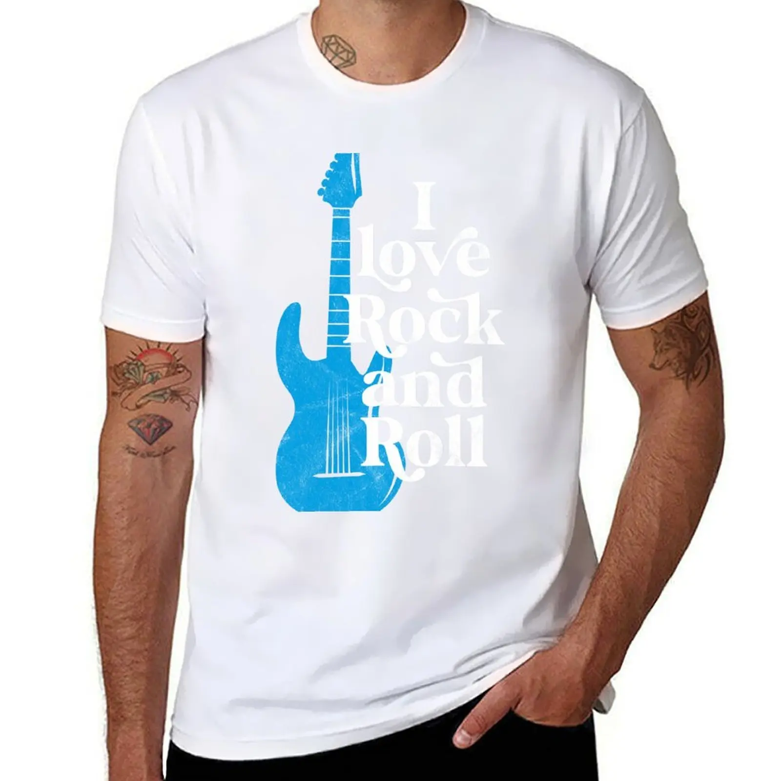

I love rock and roll T-Shirt t shirt man casual t shirts for man cotton funny T-Shirt