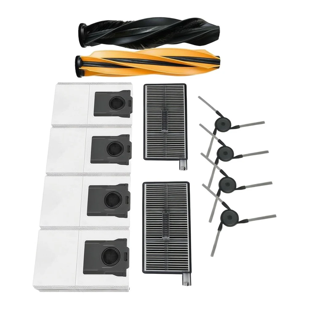Main Side Brushes With Filters Dust Bags Kit For Dreame For X50 Pro And For AQUA 10 ULTRA Robot Vacuum Cleaner Replacement Parts