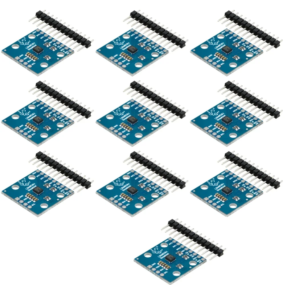 GY-LSM9DS1 LSM9DS1 neunachsiger elektronischer Kompass Kompass Beschleunigungsgyroskop Hochpräzises Sensormodul