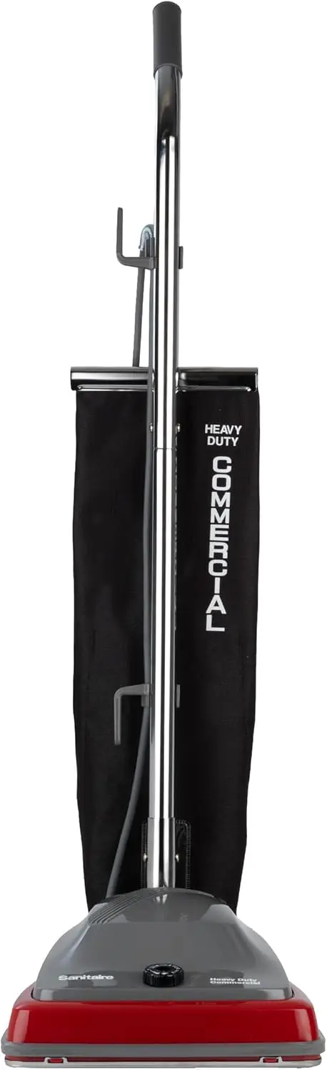

Commercial Upright Bagged Vacuum Cleaner, Red, 800W Motor, Lightweight & Durable for Carpet Cleaning