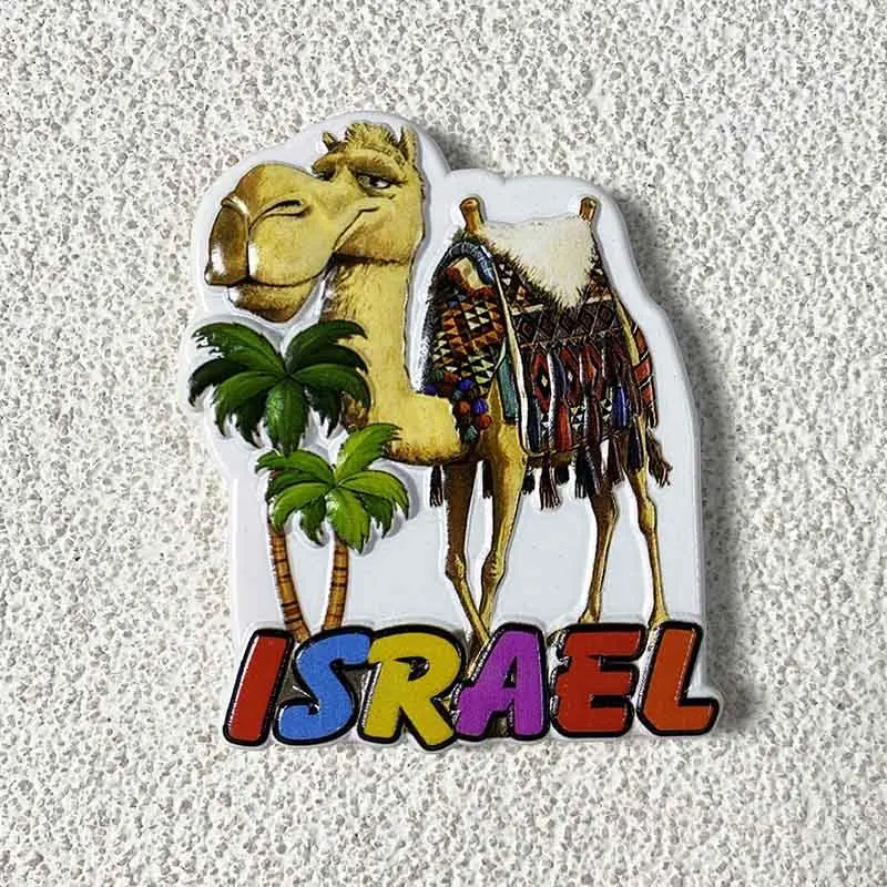 

3D Resin Israel Camel Fridge Magnet - ‌Cute Decorative Refrigerator Magnet‌, ‌Strong Magnets‌, ‌Unique Room & Home Decor