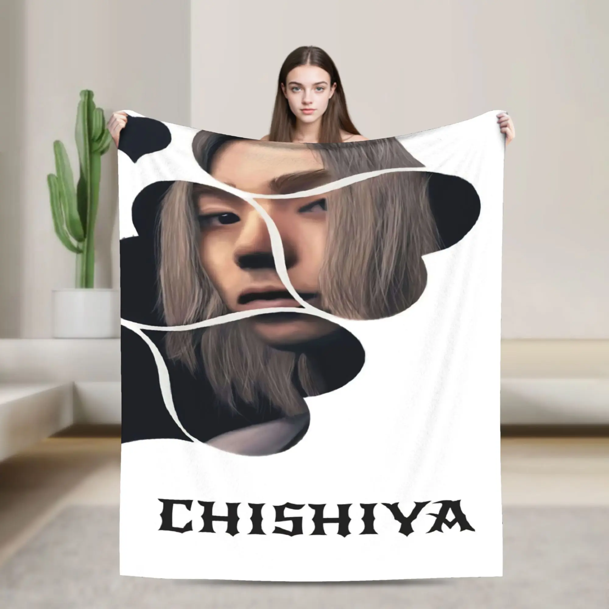 

A-Alice In Borderland -Chishiya Super Warm Blanket Girls Boys Plush Bedding Throws Outdoor Flannel Bedspread Sofa Bed Cover